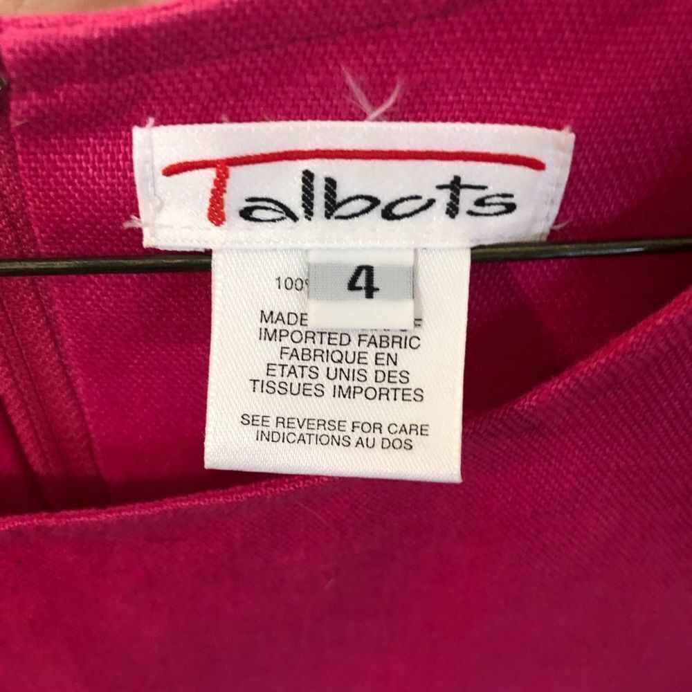 Talbots Short Sleeve Pink Dress - Picture 5 of 12